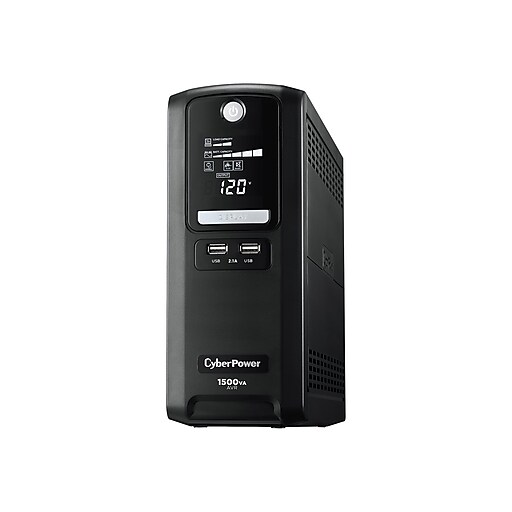 Shop Staples for Cyberpower Intelligent LCD 1500 VA Battery Backup UPS