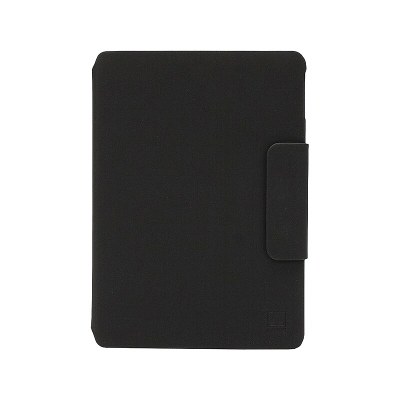 M-Edge P17-S-MF-B Stealth Shell Faux Leather Case for 9.7" iPad, Black image 1