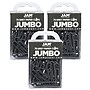 JAM Paper Jumbo Paper Clips, Grey, 3 Packs of 75 (21830628B)~#|#~sp56993516_sc7