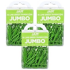 ビバップ＆スウィング ジャズLP20枚セット JAM Paper Jumbo Paper Clips, Lime Green, 3/Pack (21830627B) | Staples