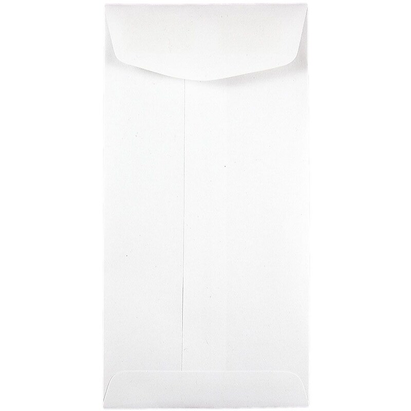 JAM Paper #7 Coin Business Envelopes, 3.5 x 6.5, White, 50/Pack (95083c) image 1