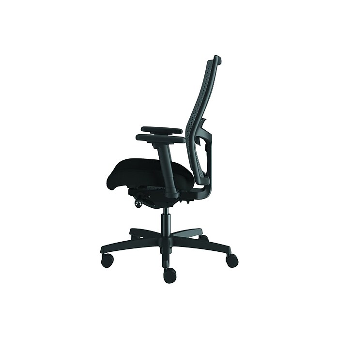 HON Ignition 2.0 Mesh Back Vinyl Task Chair, Black