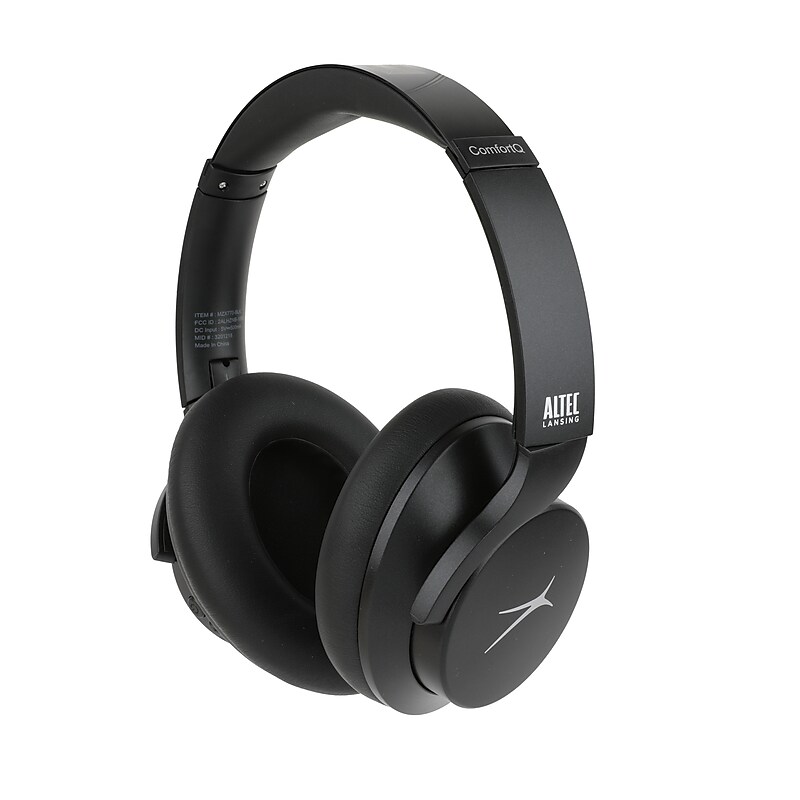 Altec Lansing Comfort Q ANC Wireless Bluetooth Headphones, Black (MZX770-BLK) image 1