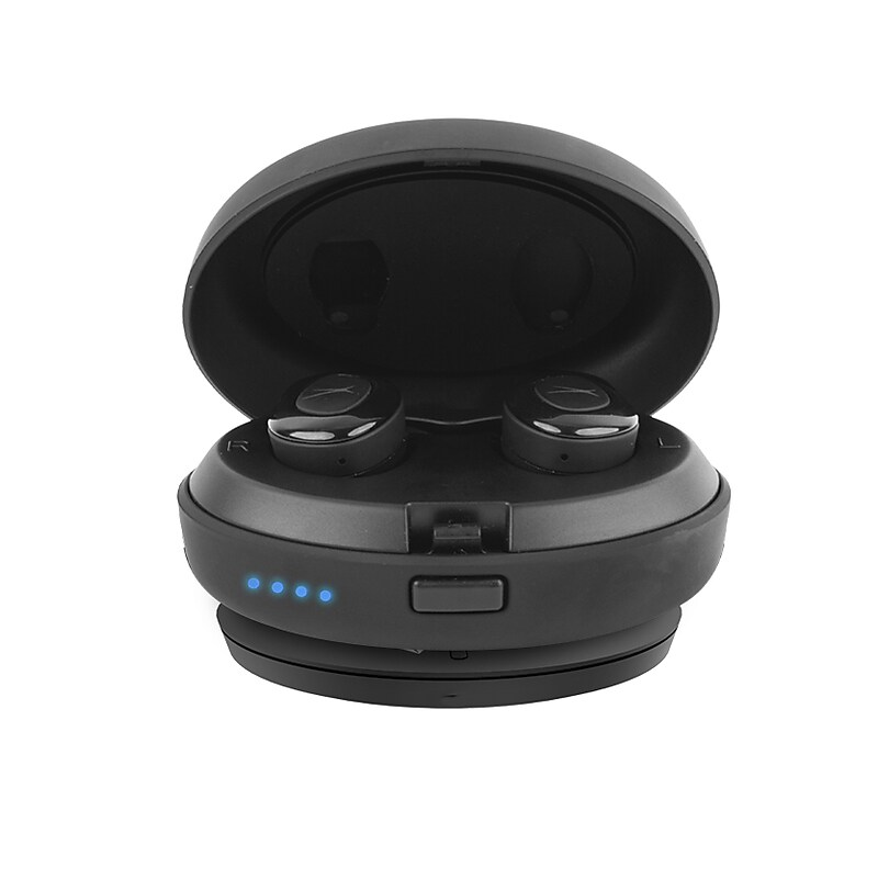 Altec Lansing True Evo + Wireless Bluetooth Earbuds, Black (MZX659-BLK) image 1