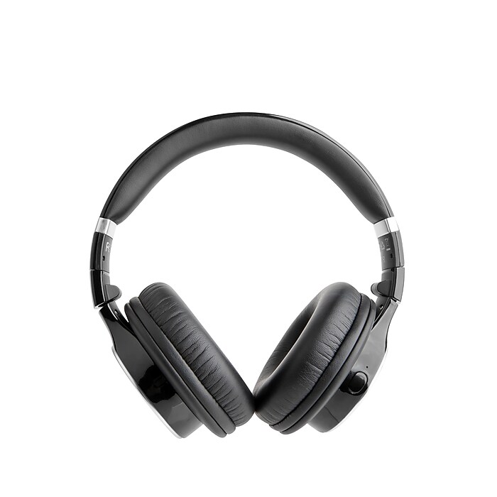 Altec Lansing 007 Wireless Bluetooth Headphones, Black (MZX007-BLK