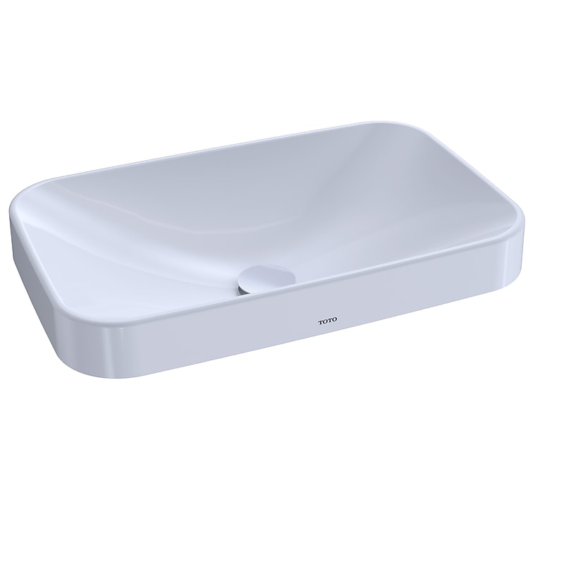 Toto Arvina Vessel Vitreous China Bathroom Sink, Cotton White (LT426G#01) image 1