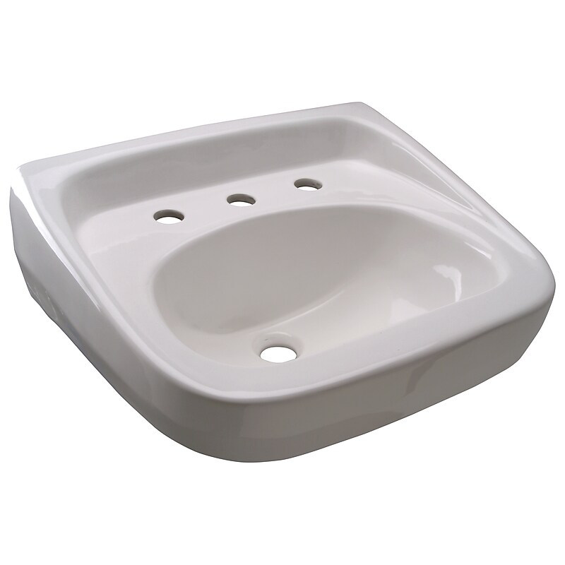 Zurn Wall Hung Lavatory Sink, White (Z5348) image 1