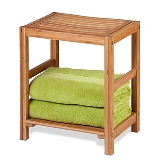 Honey-Can-Do Stool, Natural Bamboo (BTH-02100)