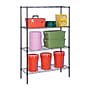 Honey-Can-Do 4-Shelf Metal Shelving Unit, 48"W, Black (SHF-05225)~#|#~sp5731449_sc7