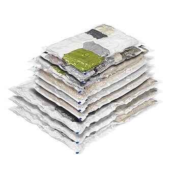 Honey Can Do 9-Pack Vacuum Pack Combo Set, Clear (VAC-03110)