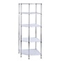 Honey-Can-Do 5-Tier Corner Shelf, Chrome (SHF-04886)~#|#~sp5731886_sc7