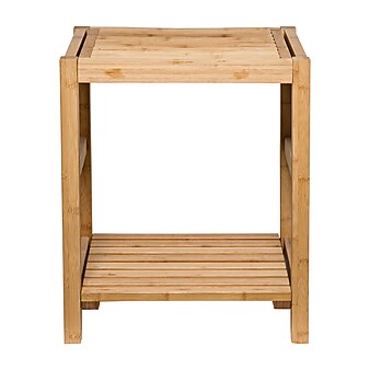 Honey-Can-Do Stool, Natural Bamboo (BTH-02100)
