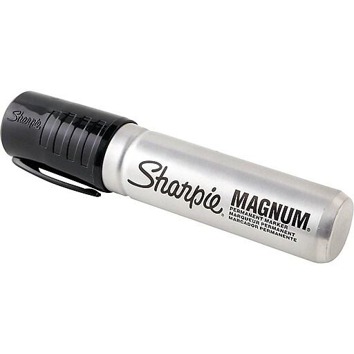 Sharpie Pro Magnum Permanent Marker, Jumbo Chisel Point, Black, Dozen