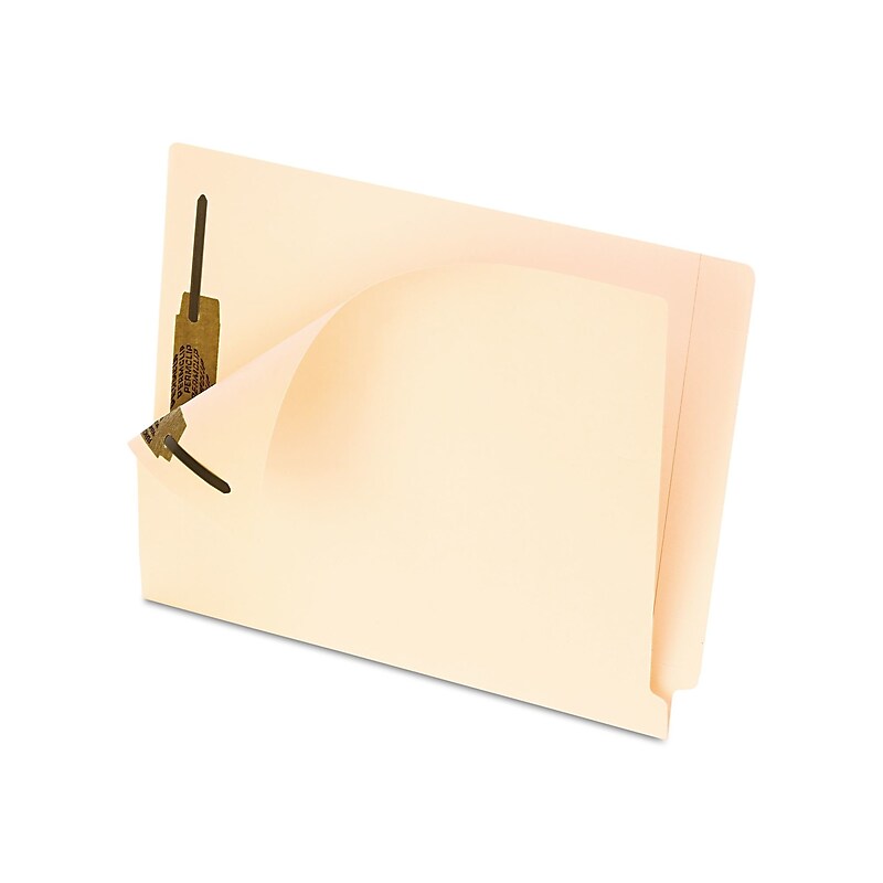 Pendaflex Smart Shield Recycled End Tab File Folder, Straight Cut, Letter Size, Manila, 50/Box (62714EE) image 1