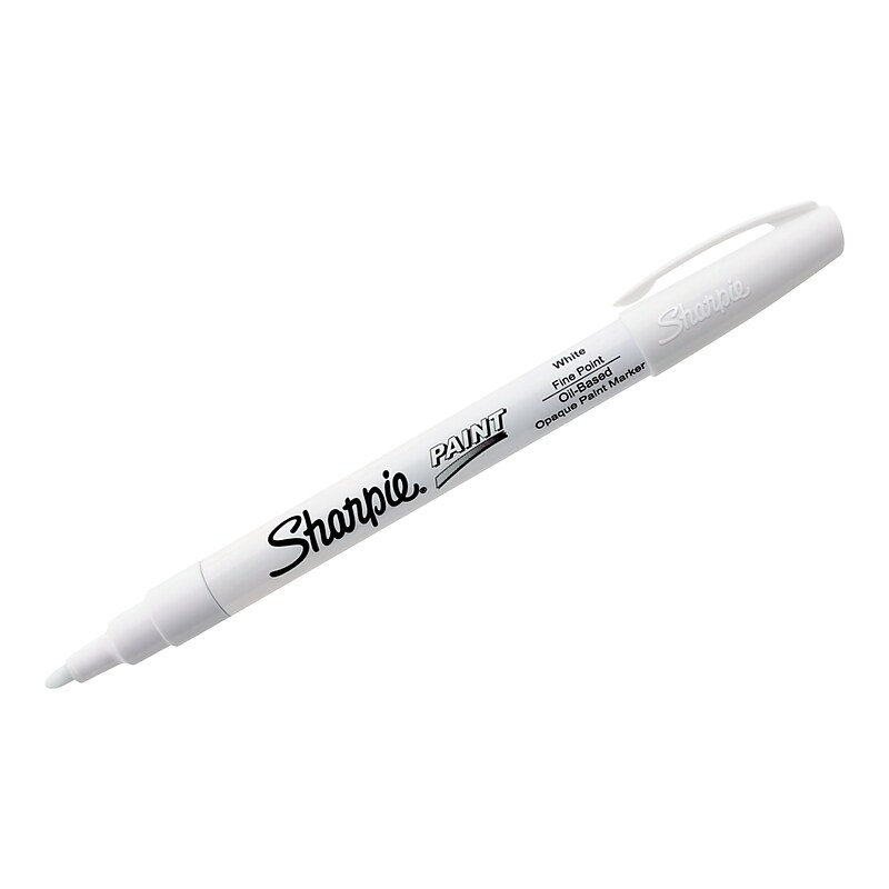 Sharpie Oil-Based Paint Marker, Fine Tip, White Ink (1873937) image 1