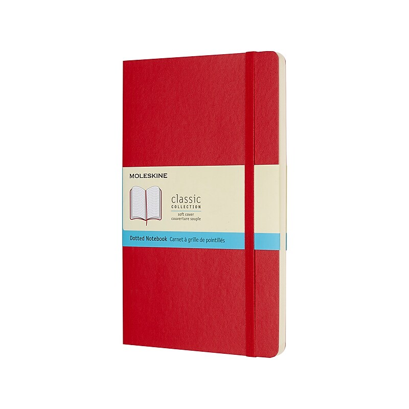 Moleskine Classic Professional Notebook, 5" x 8.25", Unruled, 96 Sheets, Scarlet Red (854658) image 1