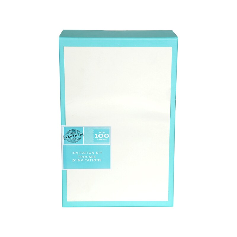Gartner Studios Smooth Personal Invitations Kit, Ivory, 100/Pack (76039) image 1