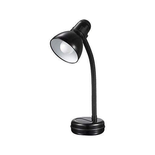 VLight Incandescent Desk Lamp, 18", Black (CAVS408161B) at Staples