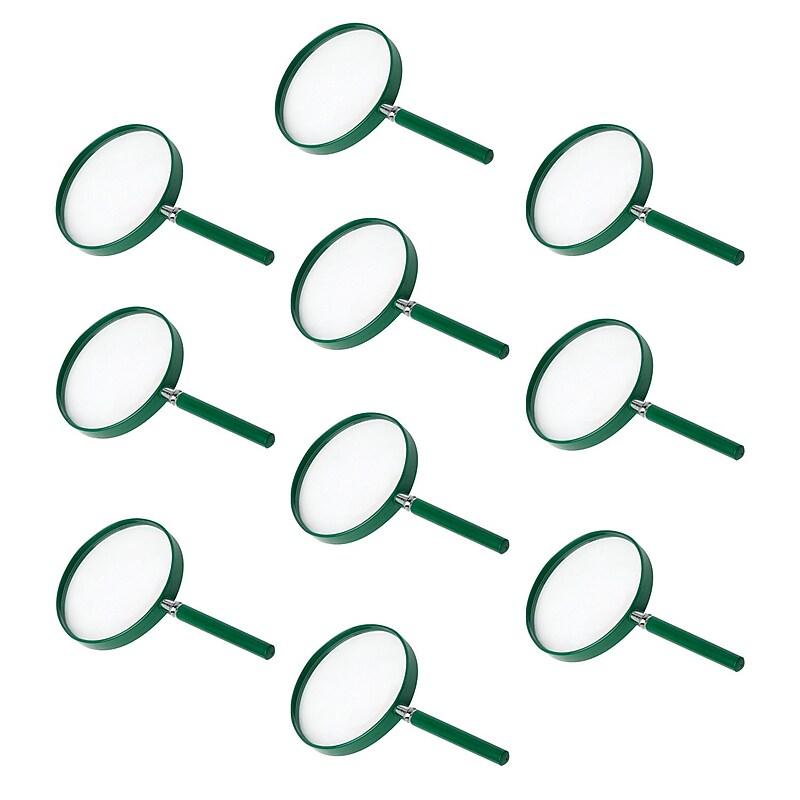 Carson Bigeye 2x Round Hand Magnifier, 10-Pack (818549020249) image 1