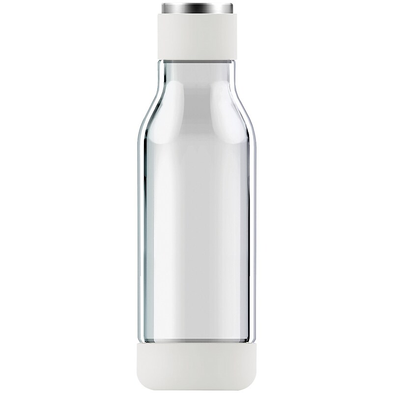 ASOBU Inner Peace Glass Double Wall Insulated Water Bottle, 17 oz., Clear (GT50CLEAR) image 1