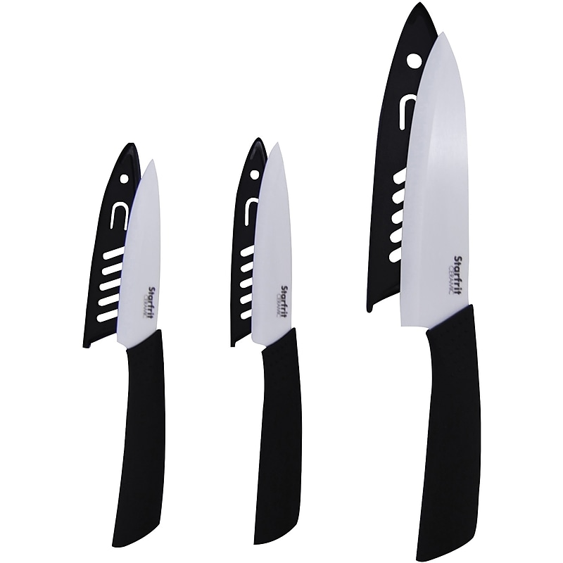 Starfrit 3-piece Set Of Ceramic Knives (092854-006-0000) image 1