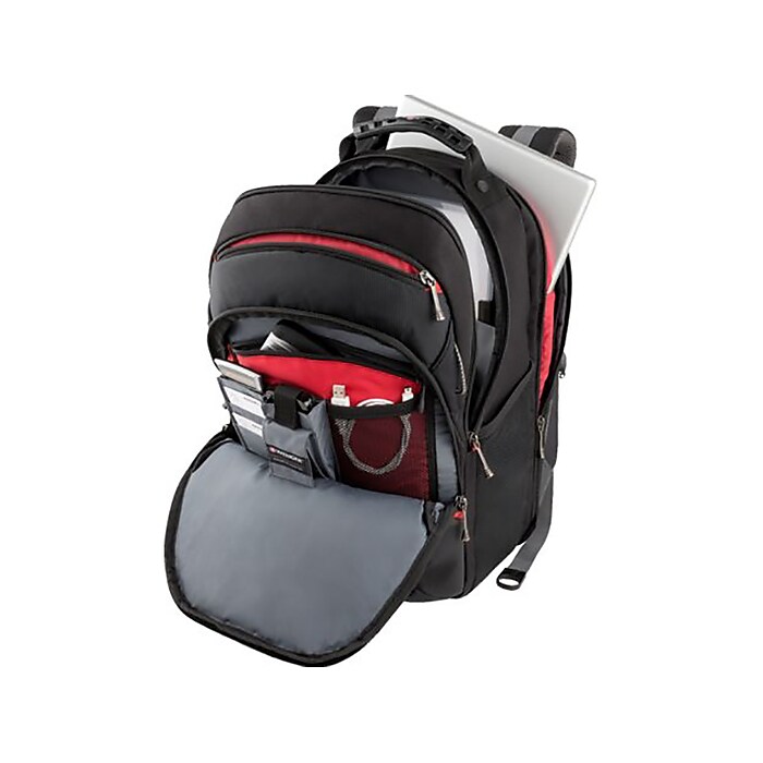 Wenger Legacy 16 Laptop Backpack Black Gray WA 7329 14F00 Staples