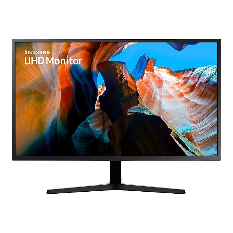 Samsung UJ59 Series U32J590UQN 32" LED Monitor, Dark Gray/Blue image 1