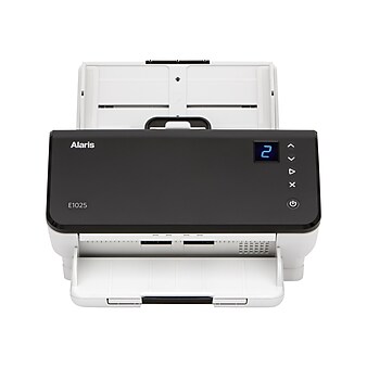 Alaris E1025 1025170 Desktop Scanner, White/Black