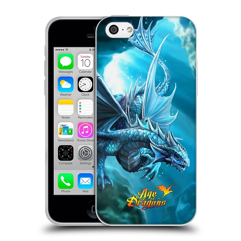 Official Anne Stokes Age Of Dragons Water Soft Gel Case For Apple Iphone 5C image 1