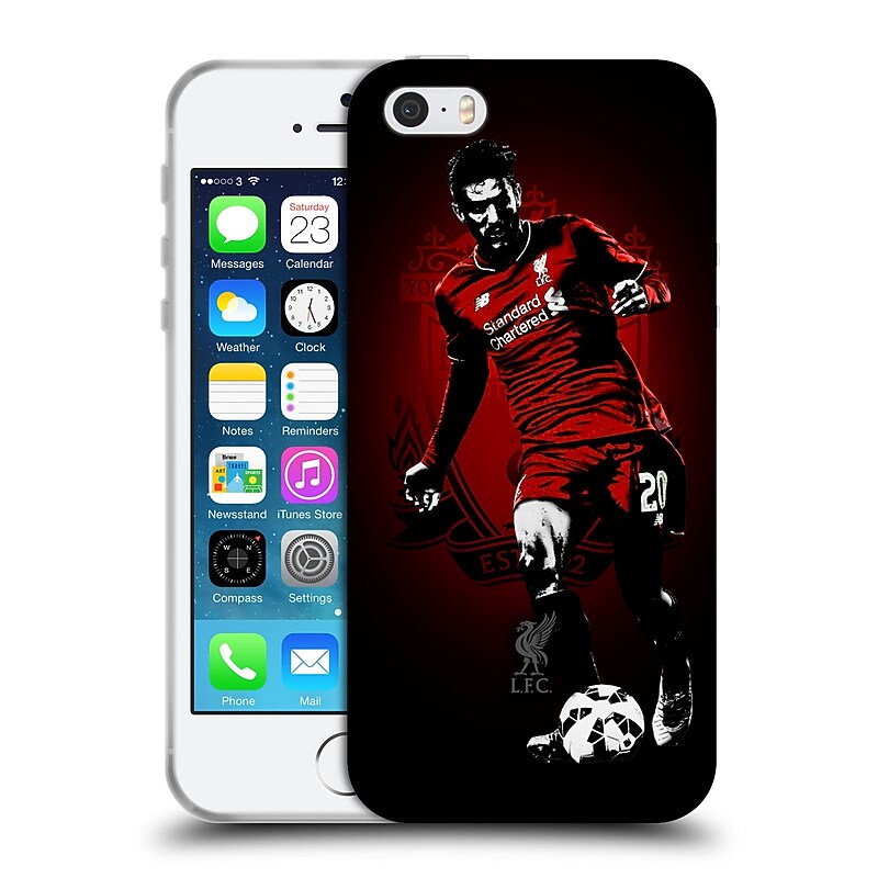 Official Liverpool Football Club Red Pride Lallana Soft Gel Case For Apple Iphone 5 / 5S / Se image 1