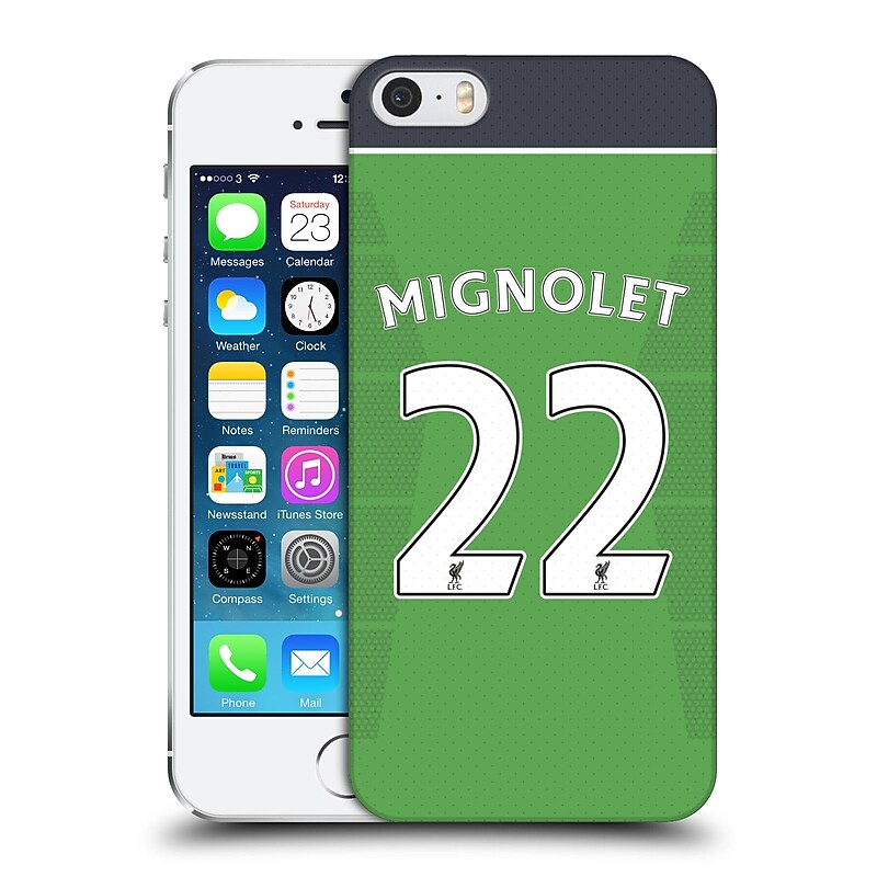 Official Liverpool Football Club Players Home Kit 16/17 Group 1 Mignolet Hard Back Case For Apple Iphone 5 / 5S / Se image 1
