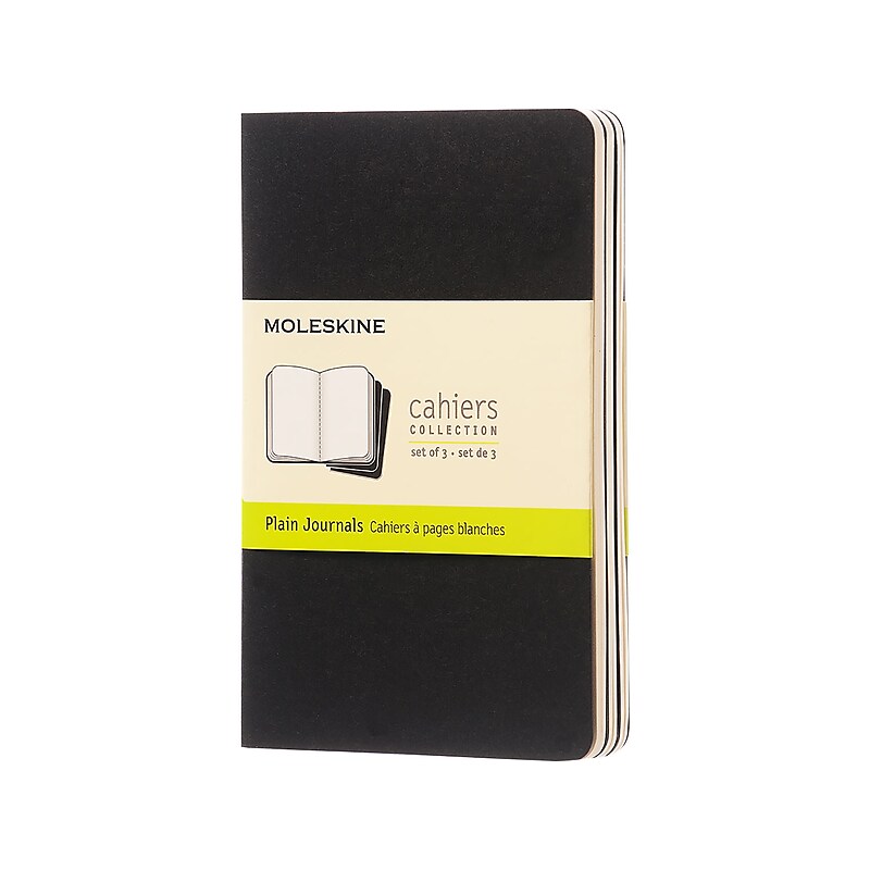 Moleskine Cahier Pocket Pocket Journal, 3.5" x 5.5", Black, 64 Pages (704918XX) image 1