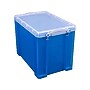 Really Useful Box 20.07 Quart Storage Container with Latching Lid, Plastic, Transparent Blue (19TB)~#|#~sp58028312_sc7