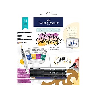 Faber-Castell Modern Calligraphy Kit, Assorted Colors (FC770411T)