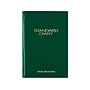 Standard Diary Daily Reminder Hardcover Journal, 5.75" x 8.25", Narrow Ruled, Green Moire (SDU38903)~#|#~sp58028338_sc7