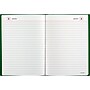 Standard Diary Daily Reminder Hardcover Journal, 5.75" x 8.25", Narrow Ruled, Green Moire (SDU38903)~#|#~sp58028339_sc7
