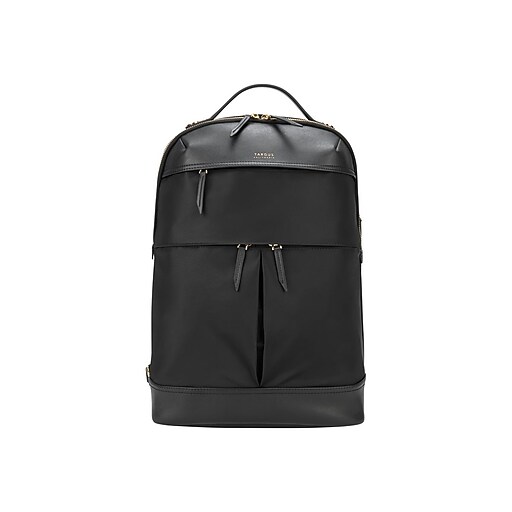Targus Newport Laptop Backpack, Solid, Black (TSB945BT) Staples