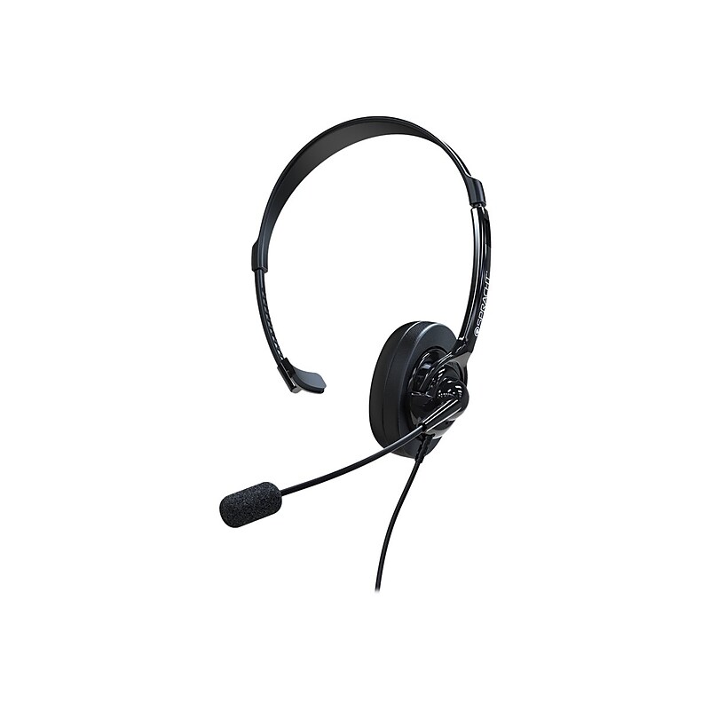 Spracht ZUM Noise Canceling Mono Headset, Over-the-Head, Black (ZUM350M) image 1