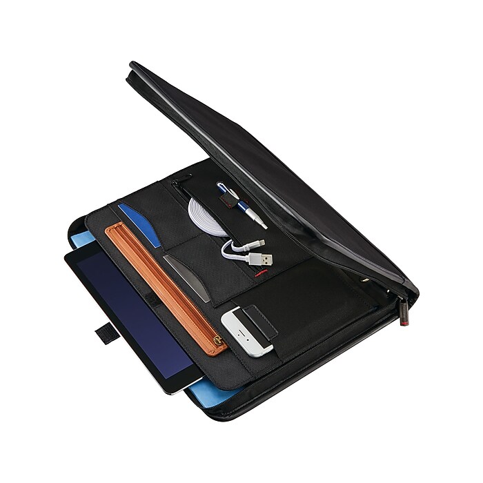 Samsonite Xenon Business Polyester Padfolio with Zipper Closure
