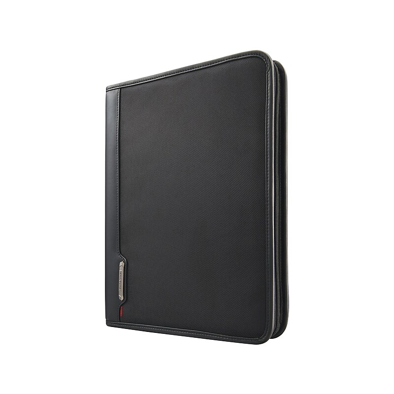 Samsonite Xenon Business Polyester Padfolio with Zipper Closure, Steel Gray (116466-1829) image 1