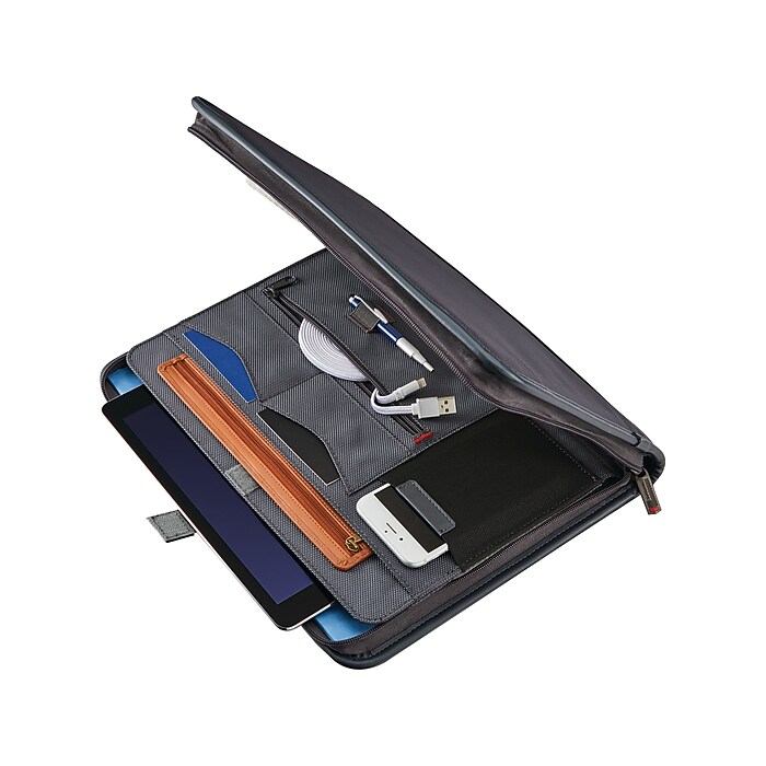 Samsonite Xenon Business Polyester Padfolio with Zipper Closure