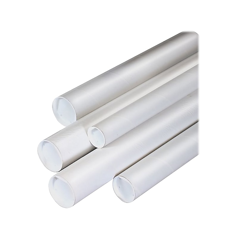 3" x 24" Mailing Tube, White (H-3639) image 1