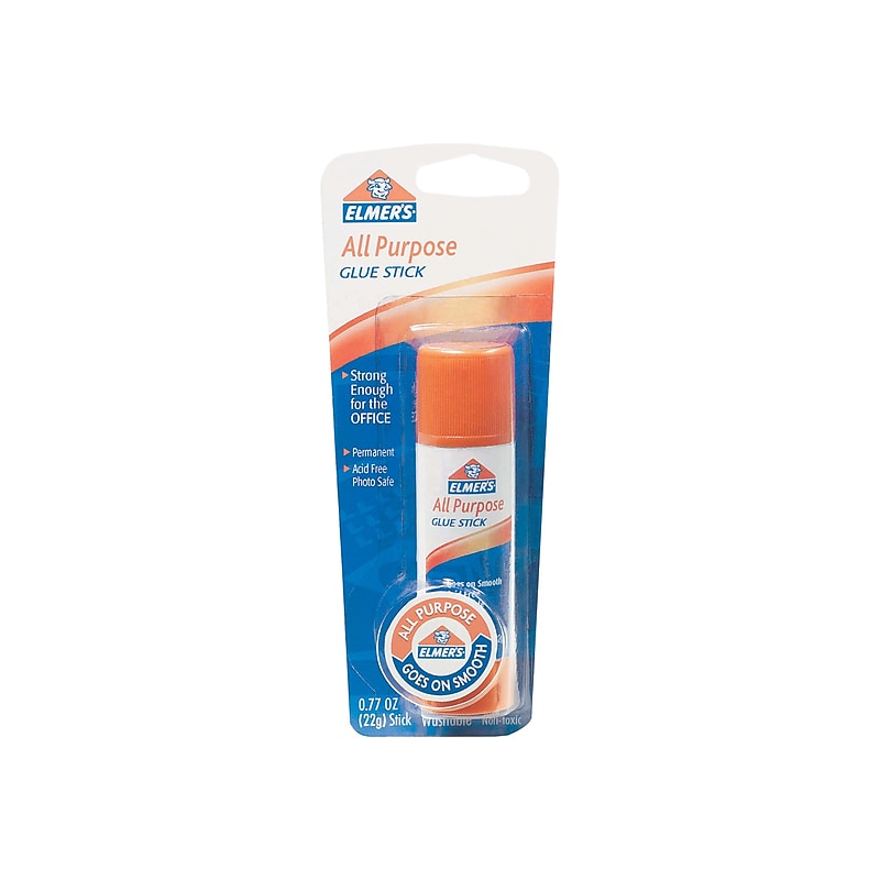 Elmer's Glue Sticks, 0.77 oz., White (E515) image 1