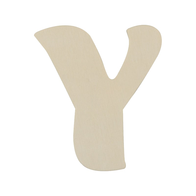 ArtSkills Multi-Themed Letter "Y", Unfinished Wood, Each image 1
