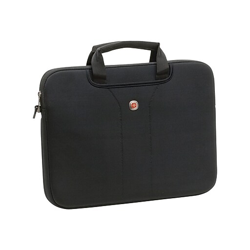 Wenger Legacy Ultra Slimcase Laptop Sleeve, Black Neoprene (WA7617