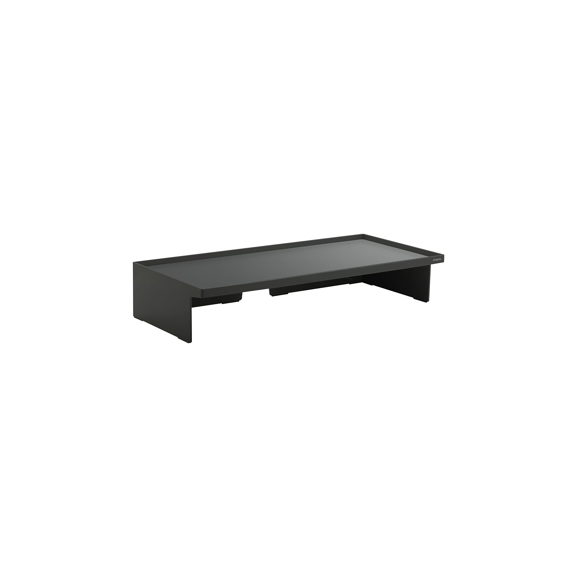 Poppin Monitor Riser Stand, Dark Gray (105201) Sansujyuku sansujyuku.com
