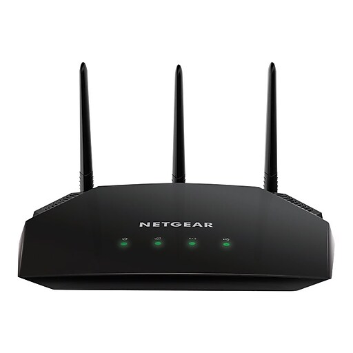 NETGEAR WAC124100NAS Dual Band Wireless and Router, Black at