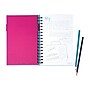 Kahootie Co. Travel Journal For Kids Hardcover Journal, 5.5" x 8.5", Wide Ruled, Pink/Teal, 60 Pages (TRAVTP-H)~#|#~sp58194644_sc7