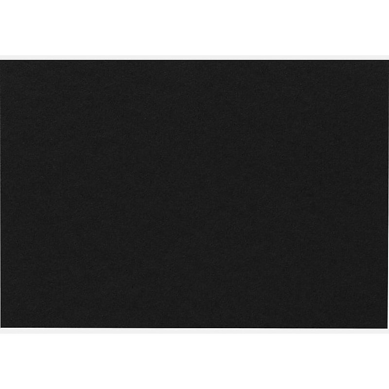 LUX A9 Flat Card (5 1/2 x 8 1/2) 50/Pack, Midnight Black (EX4060-56-50) image 1