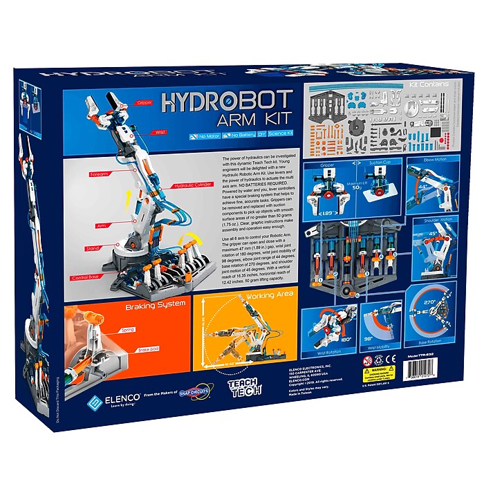 Elenco Teach Tech HydroBot Arm Kit, 230 Pieces (EE-TTR632) | Staples